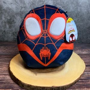 Squishmallow ~ Marvel Spider Man Amazing Spidey Friends Miles Morales 7” Plush